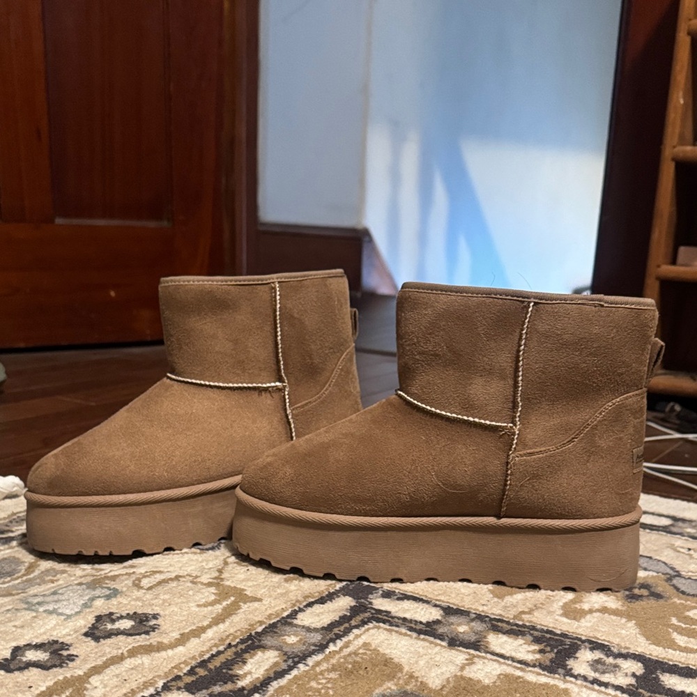 Avalanche Brown Suede Ankle Boots